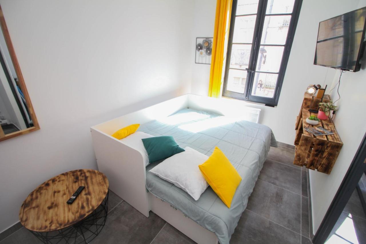 Charmant T2 En Coeur De Ville - 2 Lits + Lit Bebe - Wifi - Imprimante Carcassonne Exterior foto